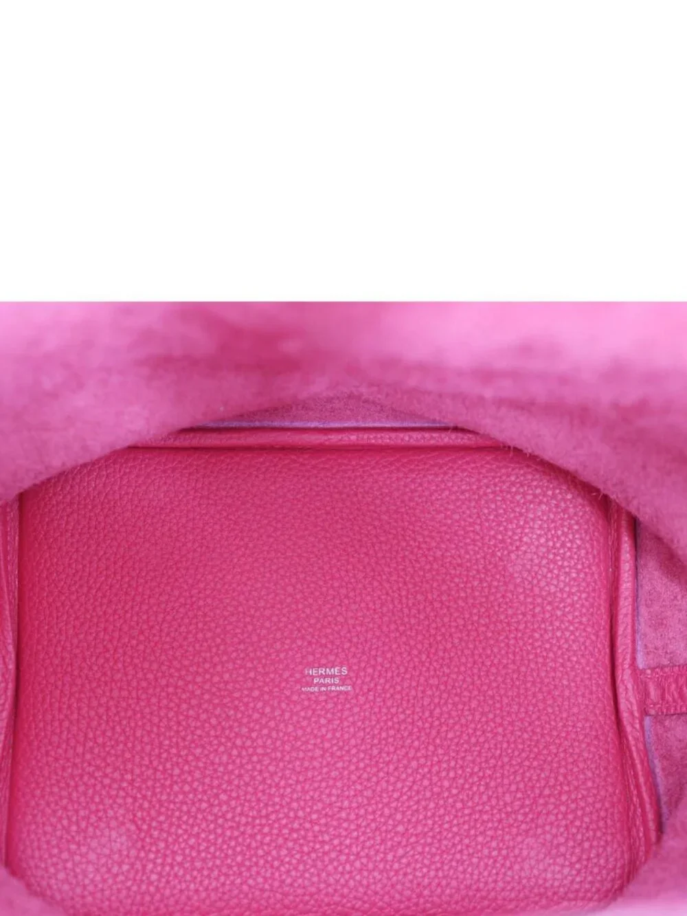 Hermes  Picotin Lock 22 Taurillon Clemence Leather Hobo Bag Pink